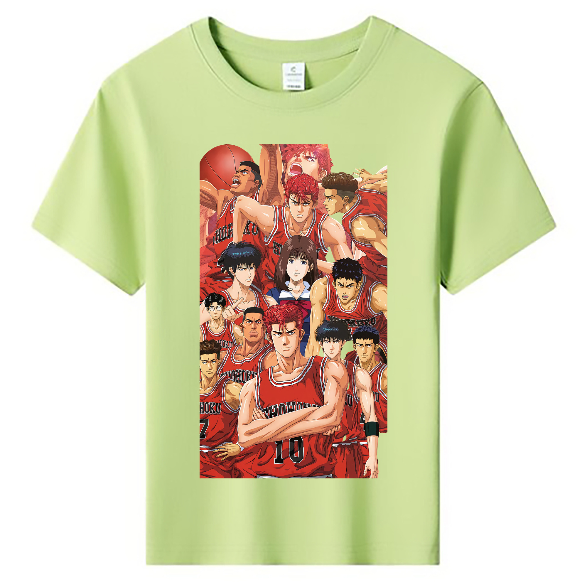（画像用） SLAM DUNK／スラムダンク 綿100％キッズTシャツ（フロントプリント）